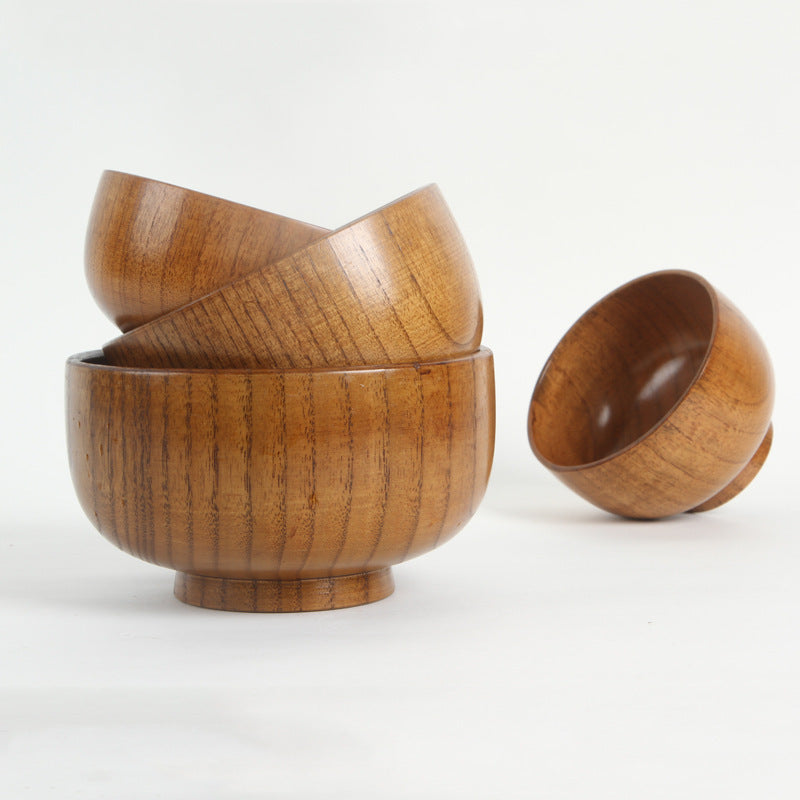 natural wooden bowl