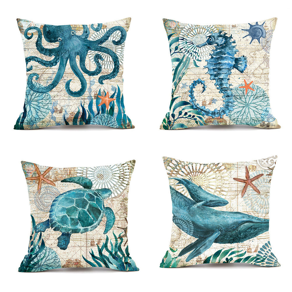 Cushion Covers, Sea Turtle Printed