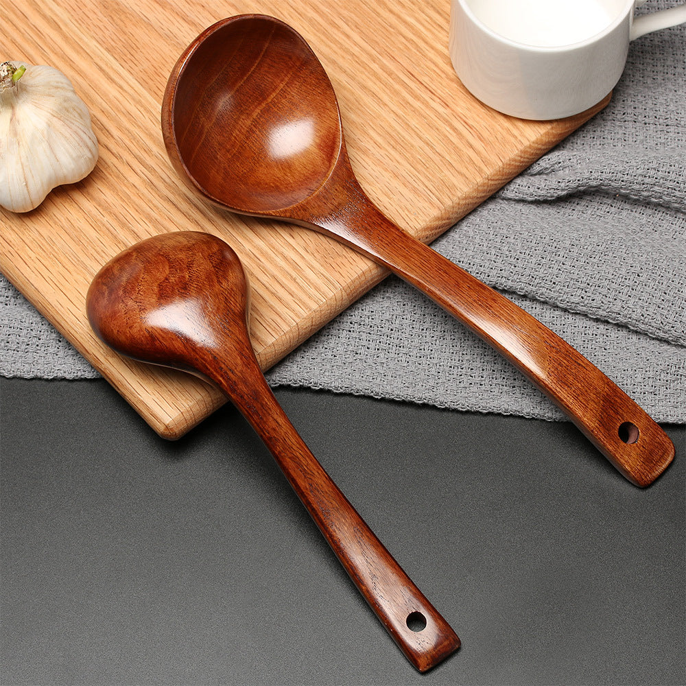 Natural Wooden Cooking Scoop