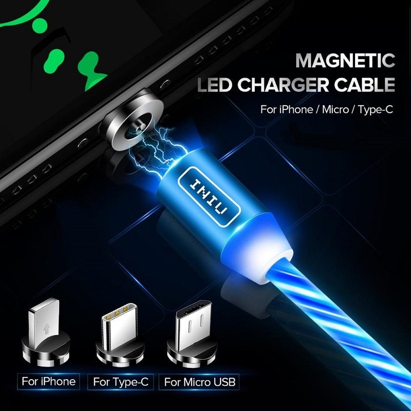 LED Magnetic USB Charger