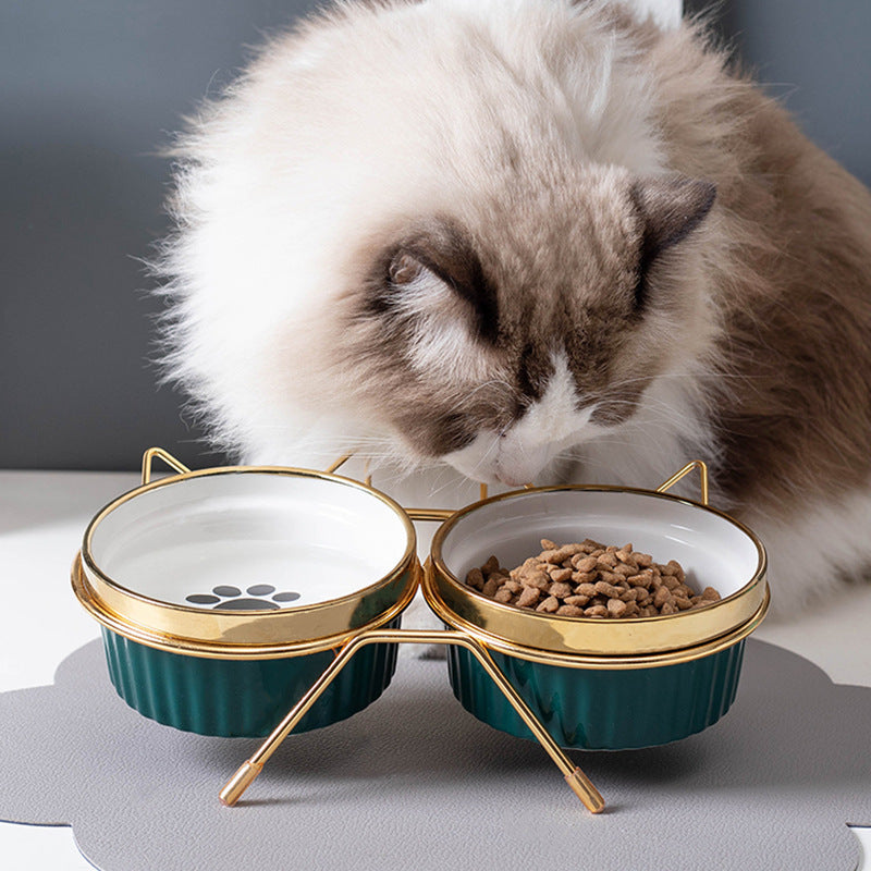 Anti-tumble Double Bowl