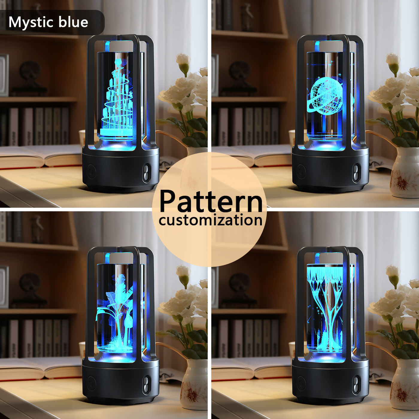 Crystal Lamp And Bluetooth Speaker