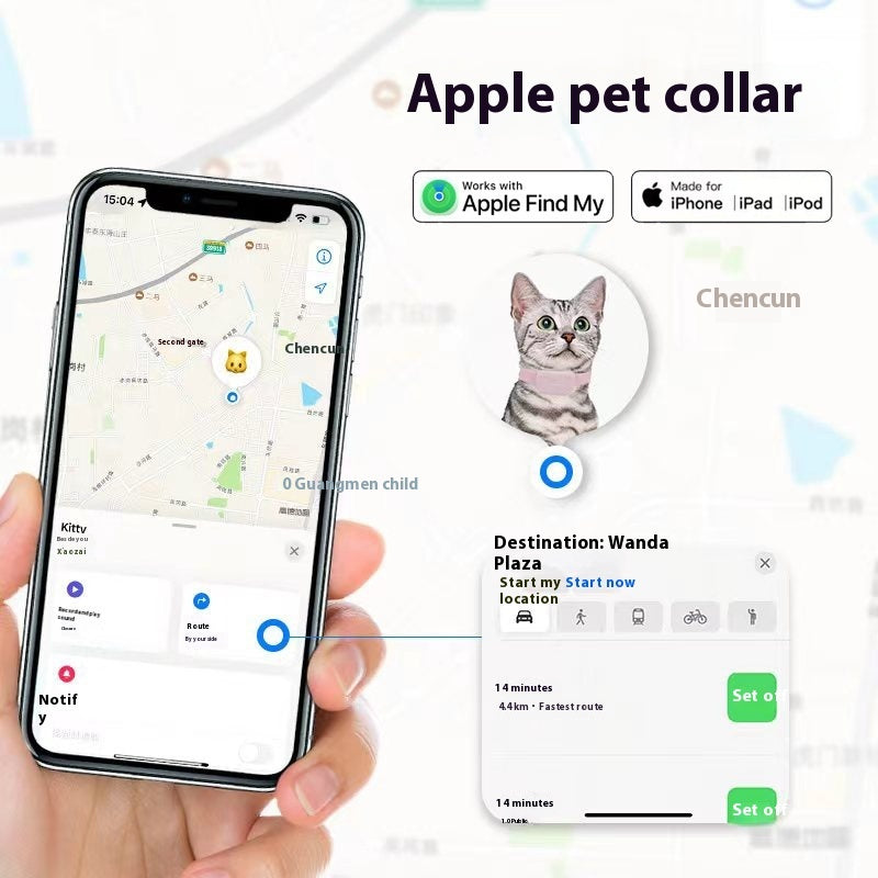 Smart Silicone Pet Collar Locator