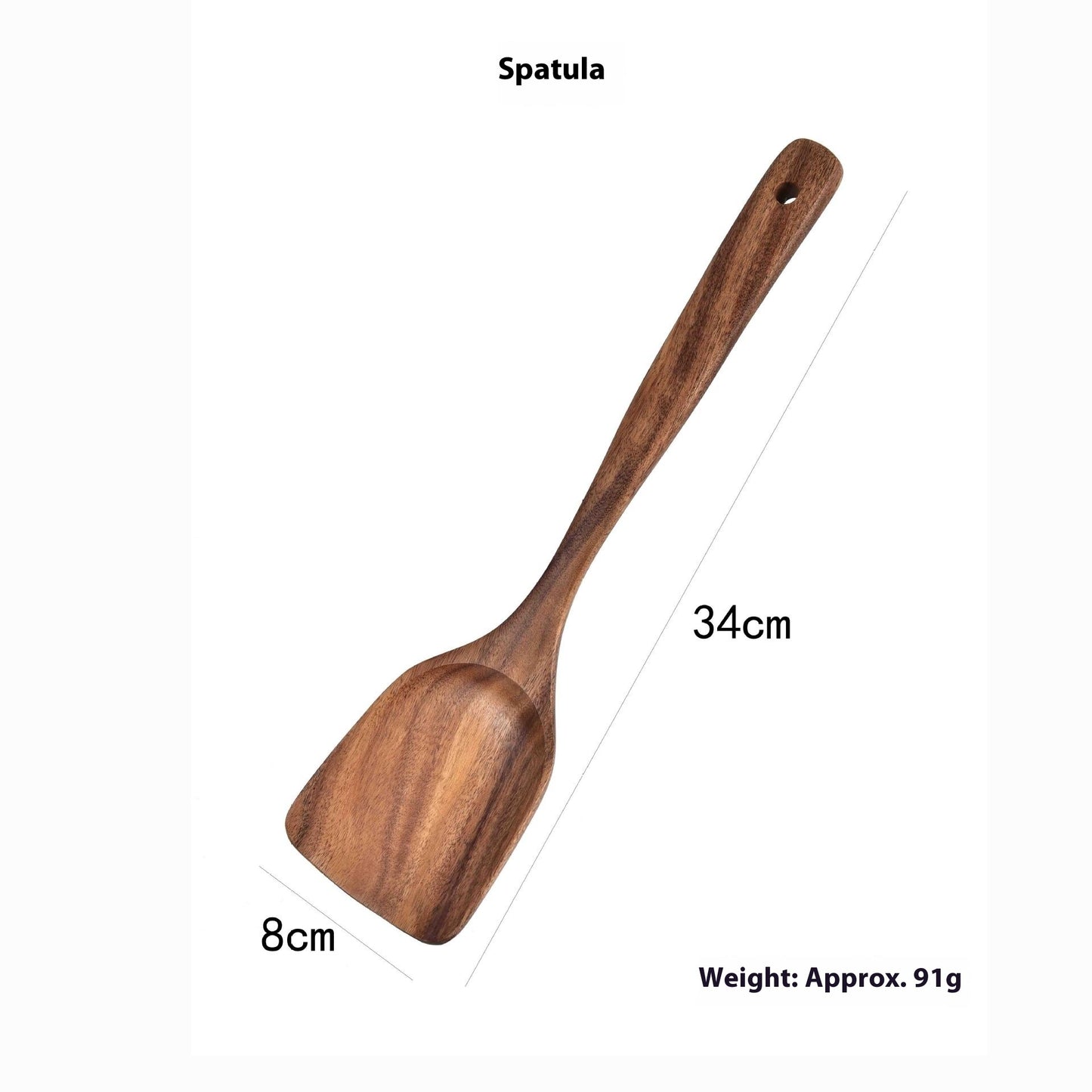 Teak Cooking Spatula Set