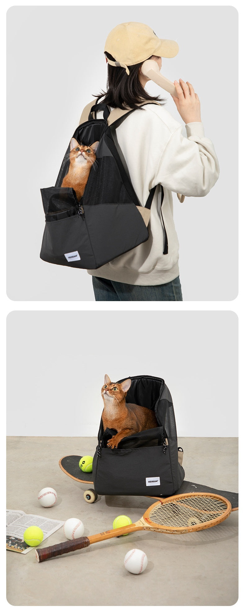 Casual Breathable Pet Backpack