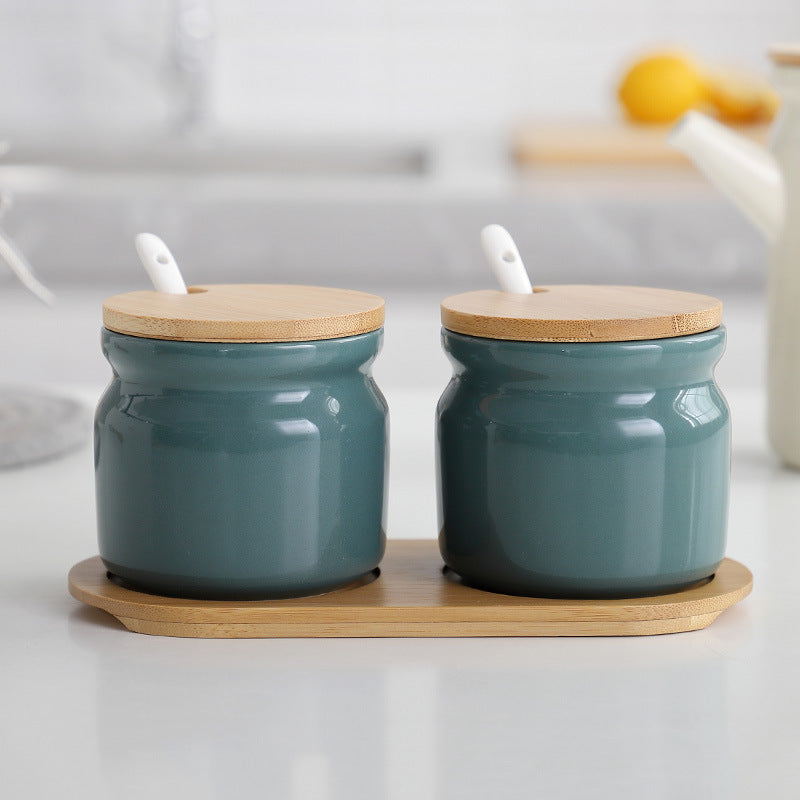 Kitchen Seasoning Pot Ceramics