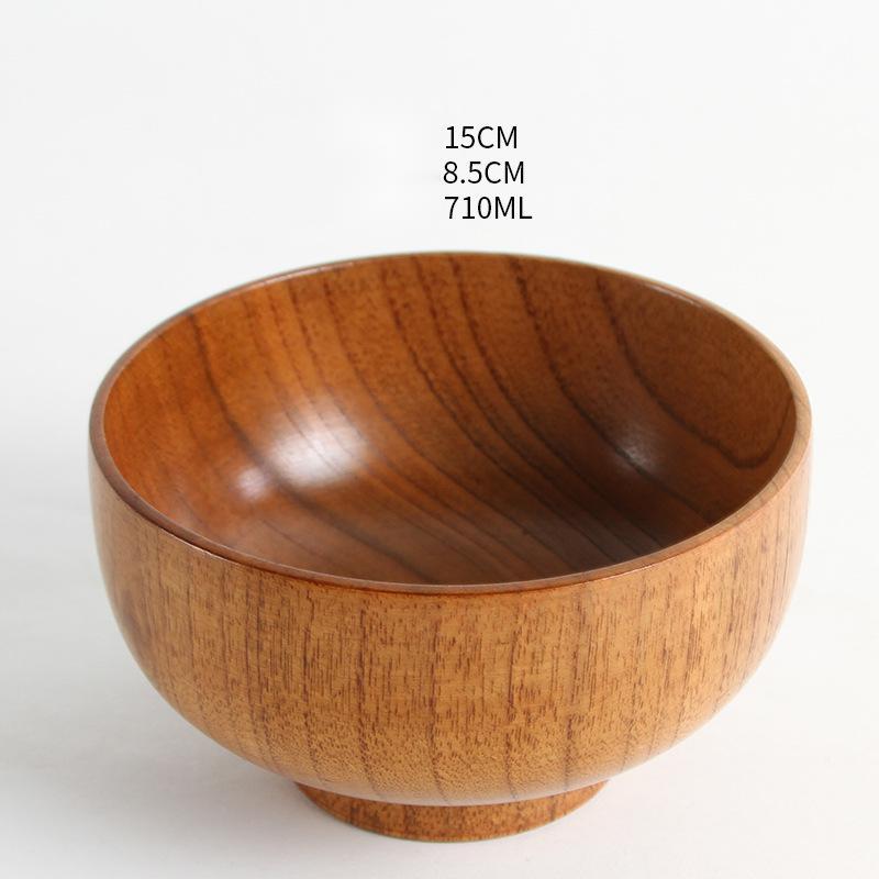 natural wooden bowl