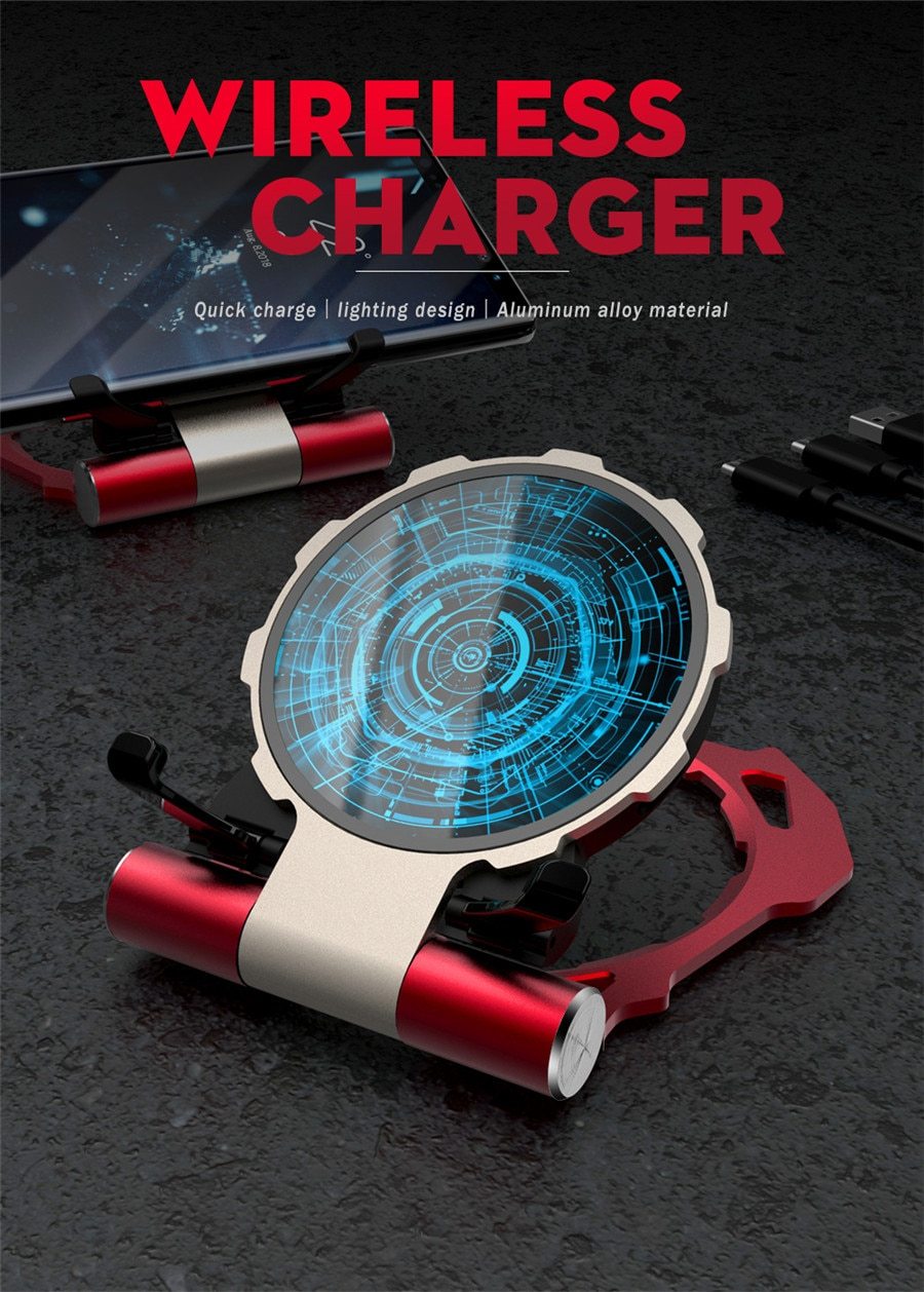 Iron Man Metal QI Wireless Charger