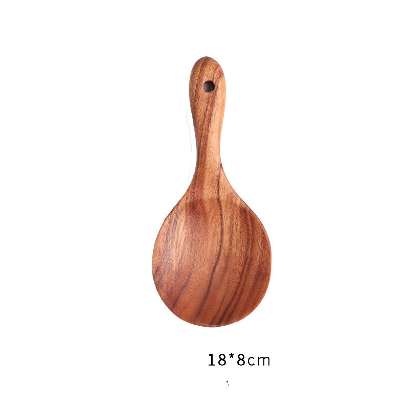 Wooden Nonstick Soup Spoon, Spatula