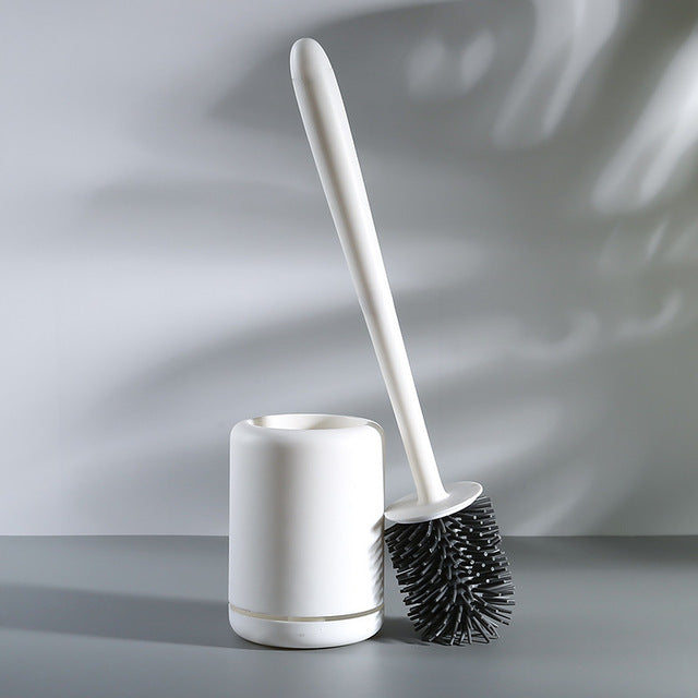 Water-free Wall-mounted Nordic Silicone Toilet Brush Set