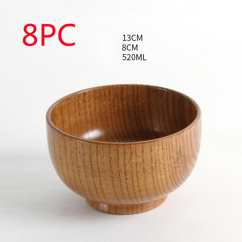 natural wooden bowl