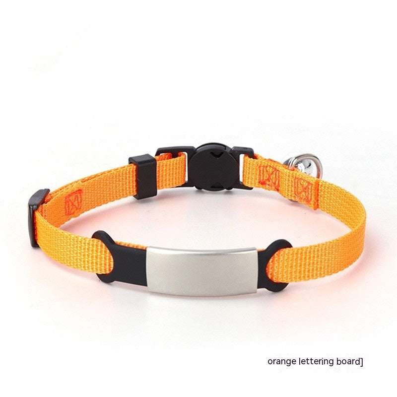 8-color Cat Collar With Detachable Buckle