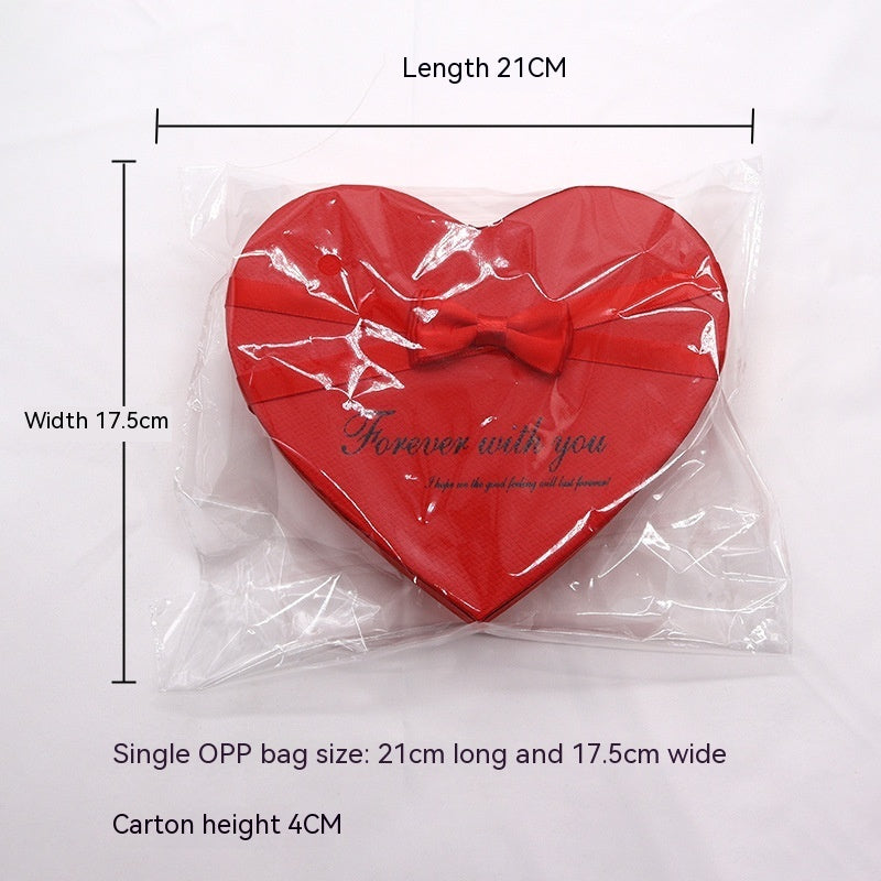 Soap Flower Heart-shaped Rose Gift Box