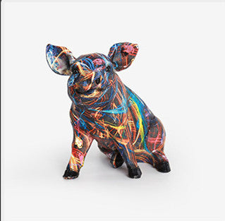 Resin abstract animal crafts