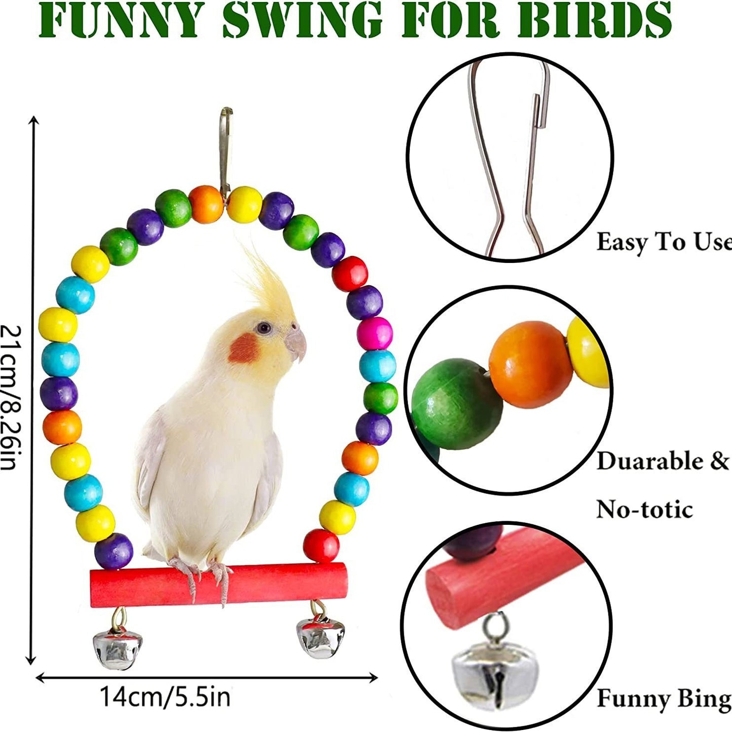 7PCs Parrot Toys