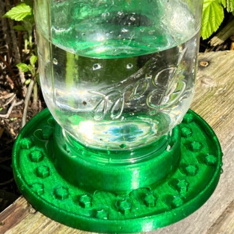 Hummingbird Bee Feeding Bird Feeder