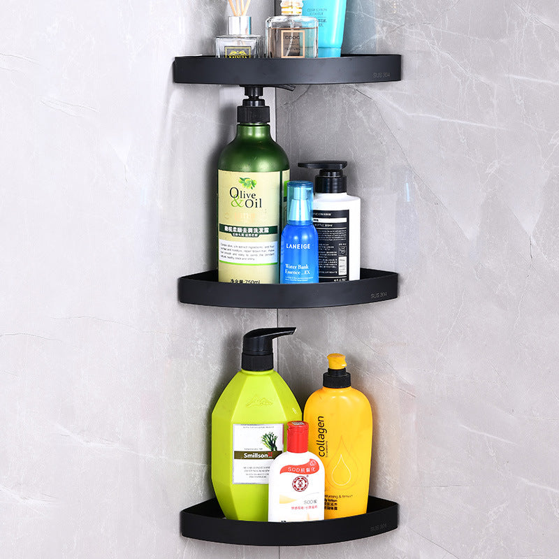 Bathroom Corner Shelf Free Punching Toilet Corner Storage Rack