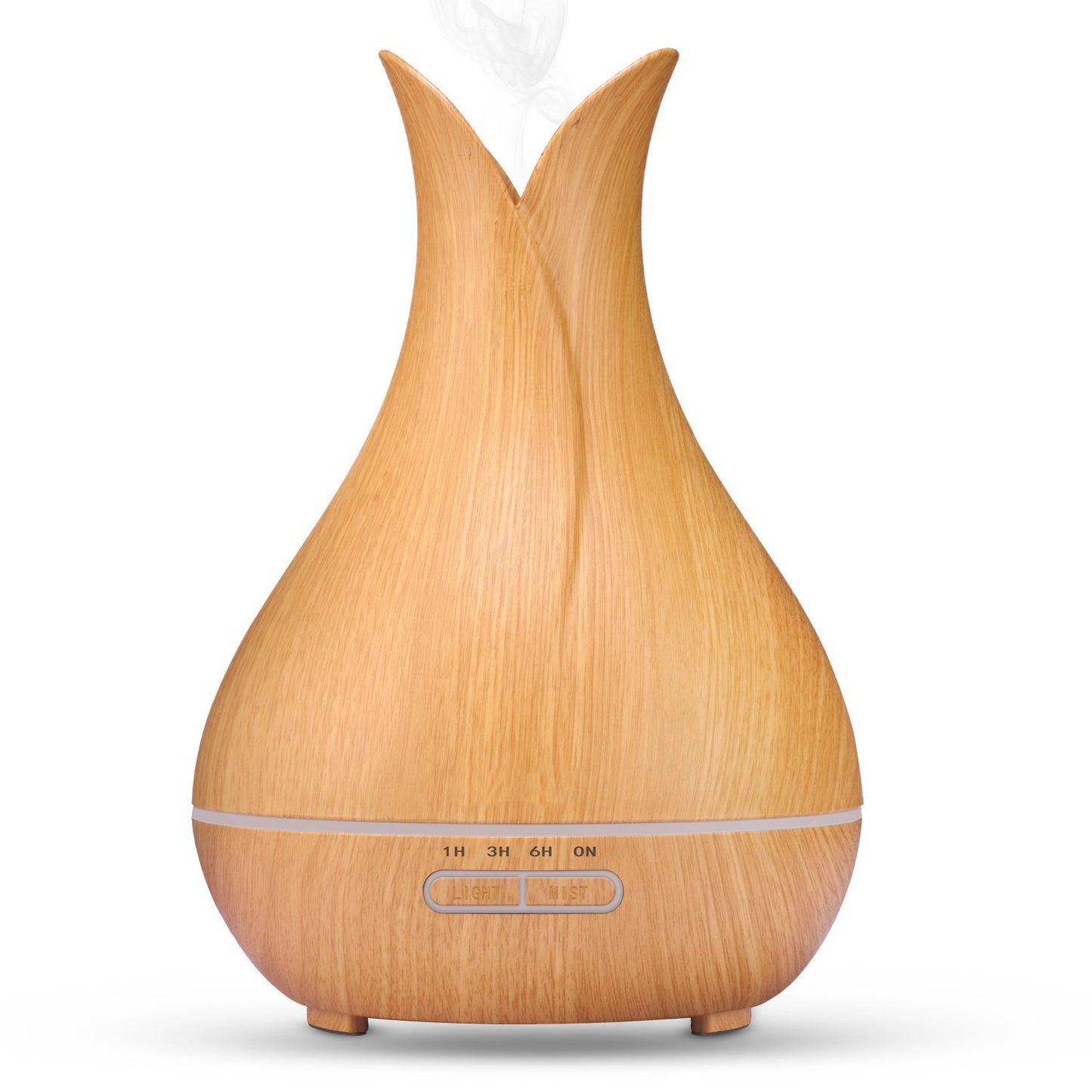 Humidifier Diffuser Aromatic Aromatherapy Wood Grain Fragrance Distributor For Home LED Discoloration Light Mute