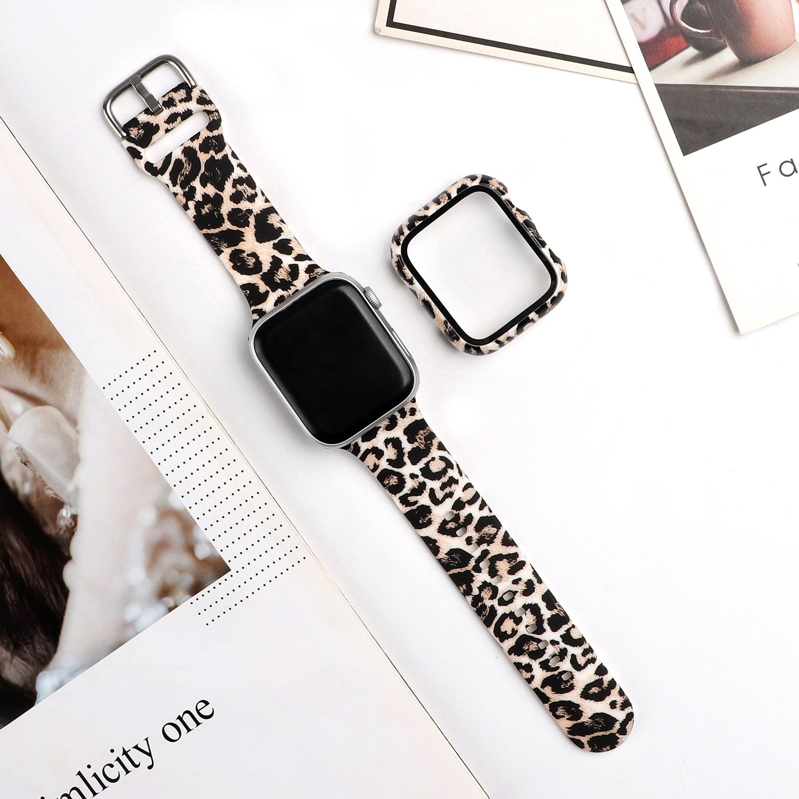 Trendy Fashion Printed Silicone Watch Strap