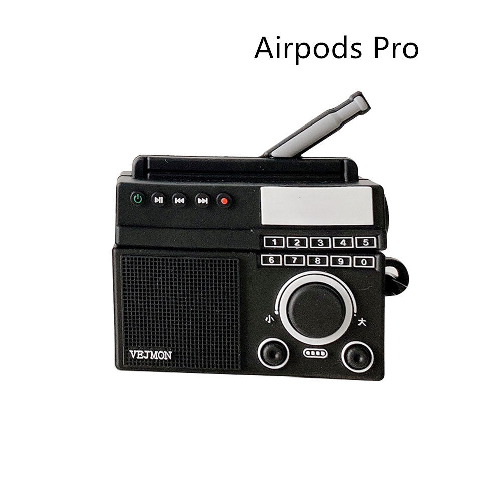 Retro audio recorder headset protective case