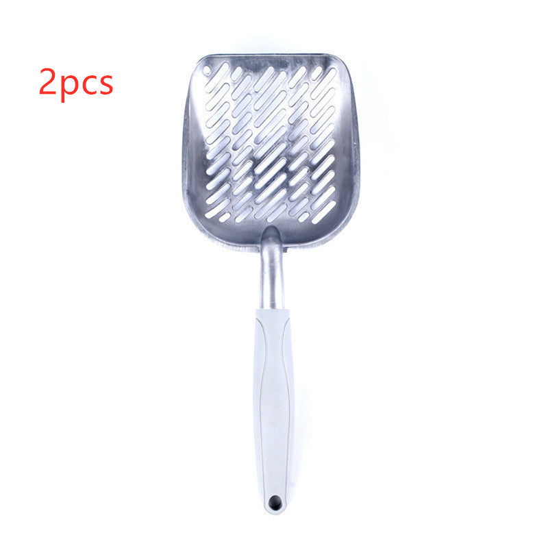 Large aluminum alloy cat litter shovel