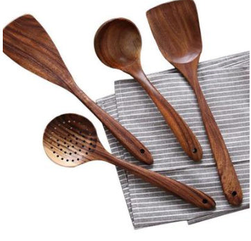 Non Stick Pan And Non Lacquered Wooden Rice Spoon Set