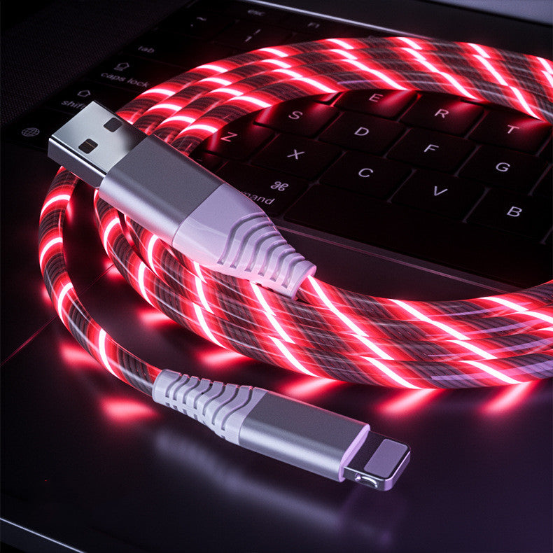 USB charging and lighting data cable