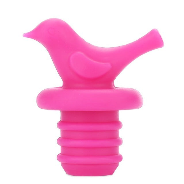 Little bird silicone wine bottle stopper