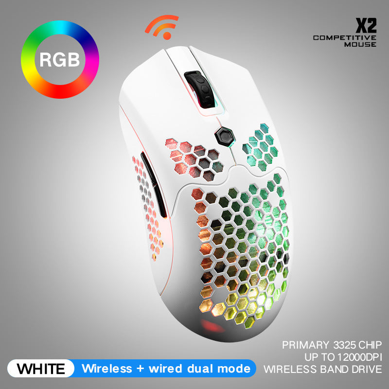 Wolf X2 wireless mouse RGB