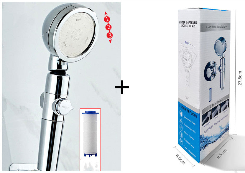 Hand-held filter shower head