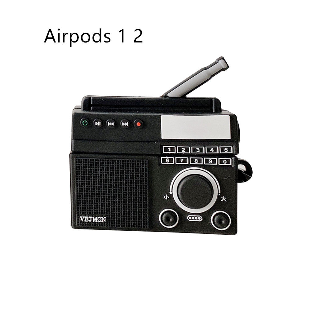 Retro audio recorder headset protective case