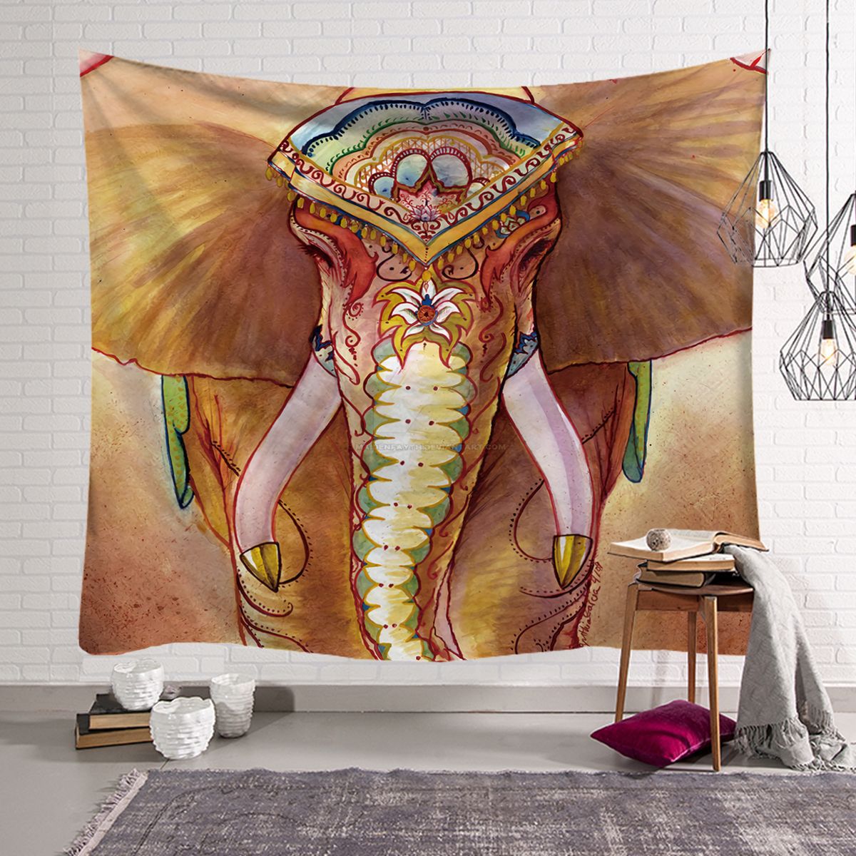 Elephant Tapestry