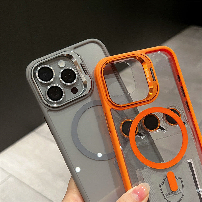 15 Lens Invisible Bracket Phone Case Magnetic Suction