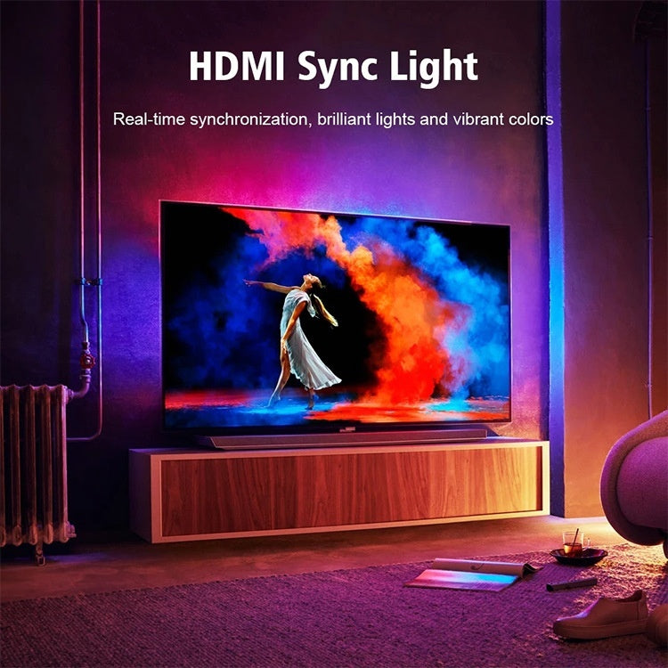 TV Sync Ambience Light Streamer Colorful Graffiti APP TV