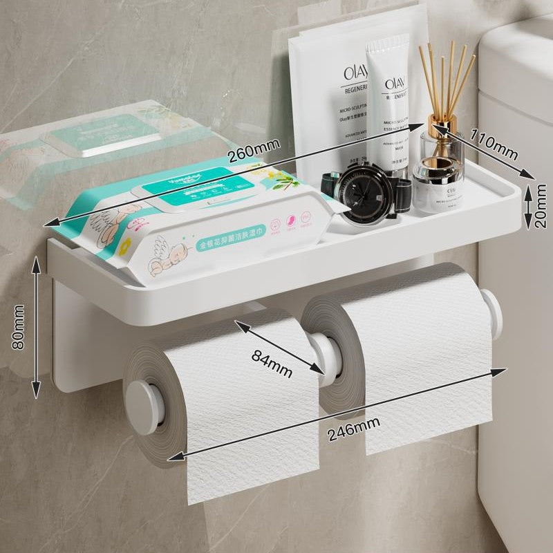 Multipurpose Toilet Paper Box In The Bathroom