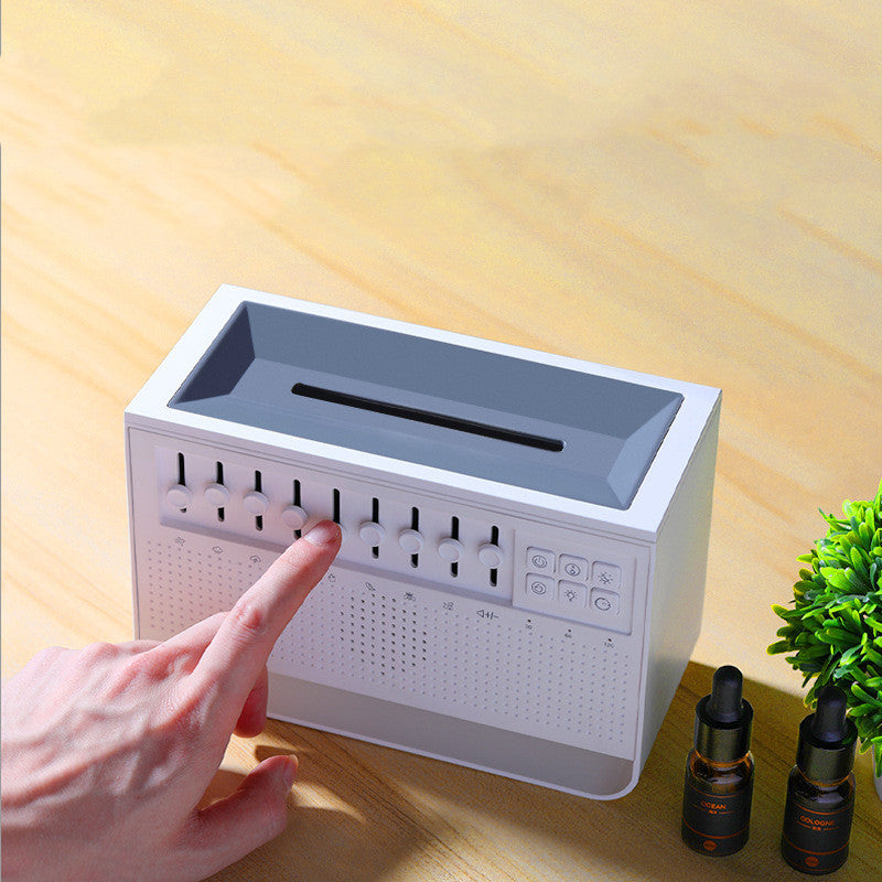 White Noise Simulation Flame Aromatherapy Machine For Household Use