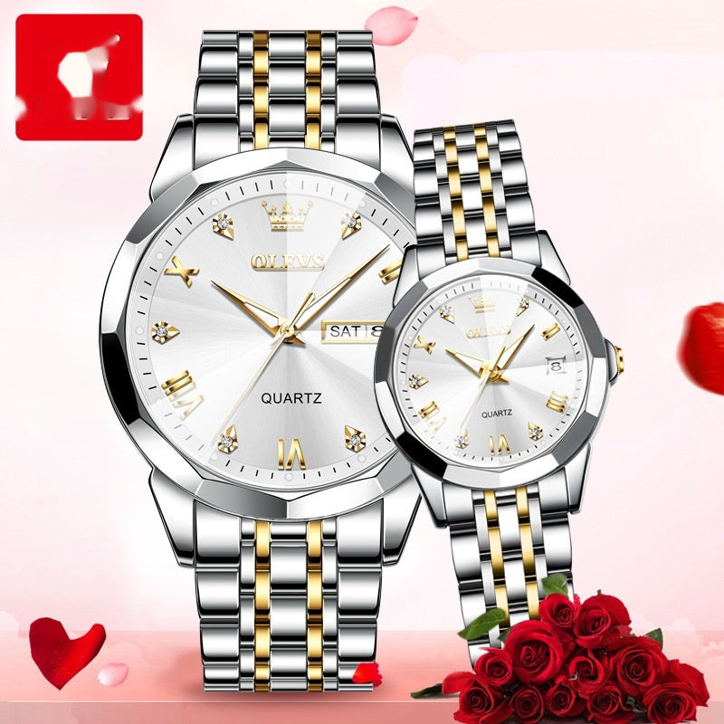 Quartz Watch, Valentine's Day Gift, Couple Watch