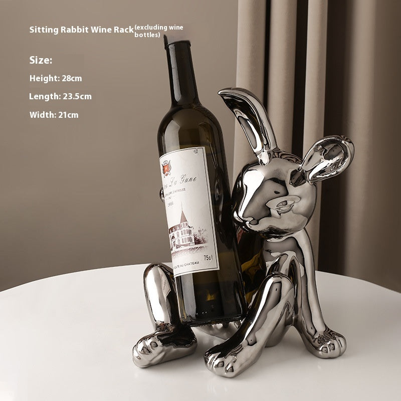 Porcelain Wine Rack Decoration