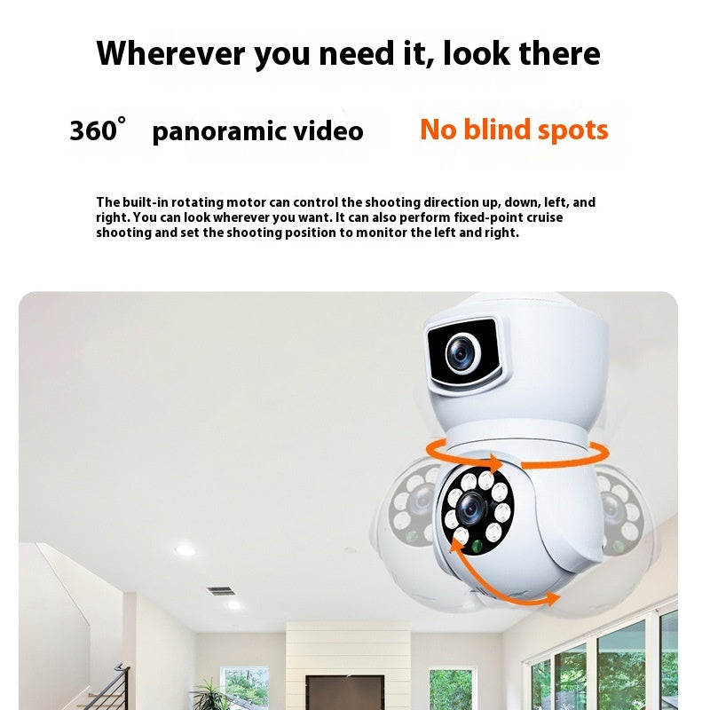 Lamp Head Surveillance Mobile Phone Remote Camera