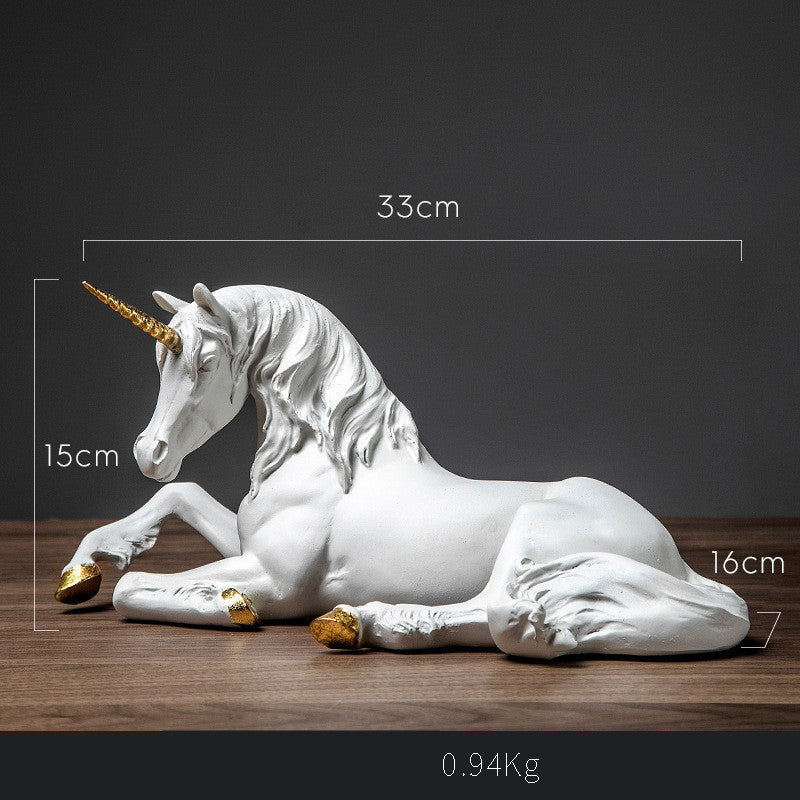 Nordic Resin  Horse Crafts Ornament Resin Decoration