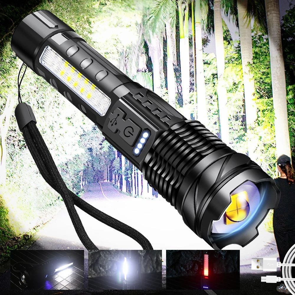 White Laser Waterproof Strong Light Flashlight