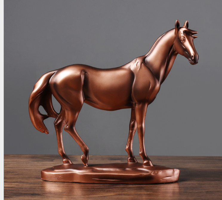 War Horse Bronze Horse Head Power Horse Resin Crafts