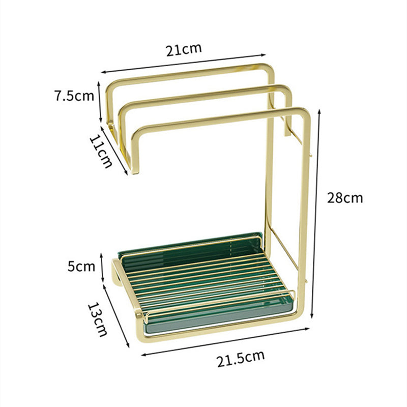 Kitchen Rag Drainer Towel Storage Rack