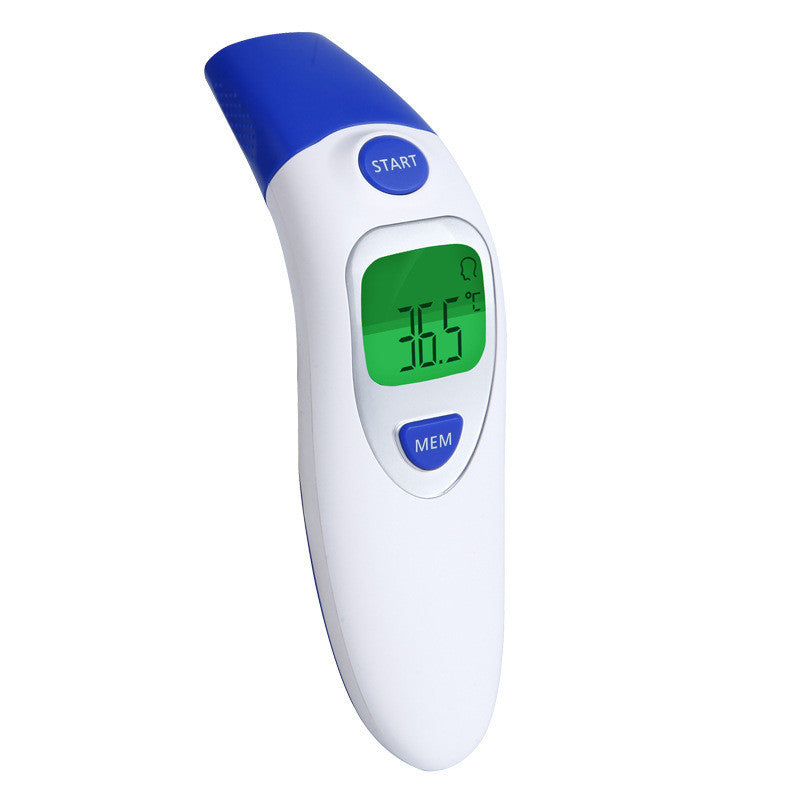 Forehead ear temperature hand-held thermometer