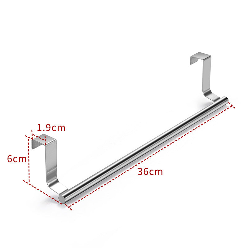 Stainless steel towel rack