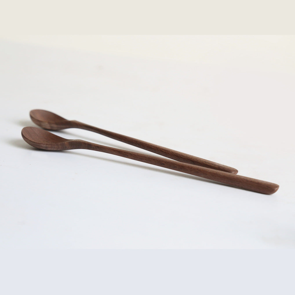 Black walnut cutlery spoon