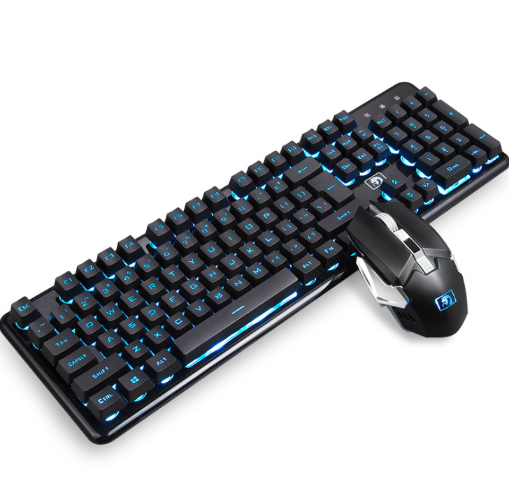 Wireless charging light gaming keyboard and mouse set mechanical feel