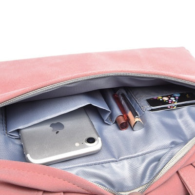 Sac à main en cuir PU pour femmes et hommes, sacoche de transport pour ordinateur portable, mallette pour Macbook Air 13.3 14 15.6 pouces, sac à bandoulière pour souris