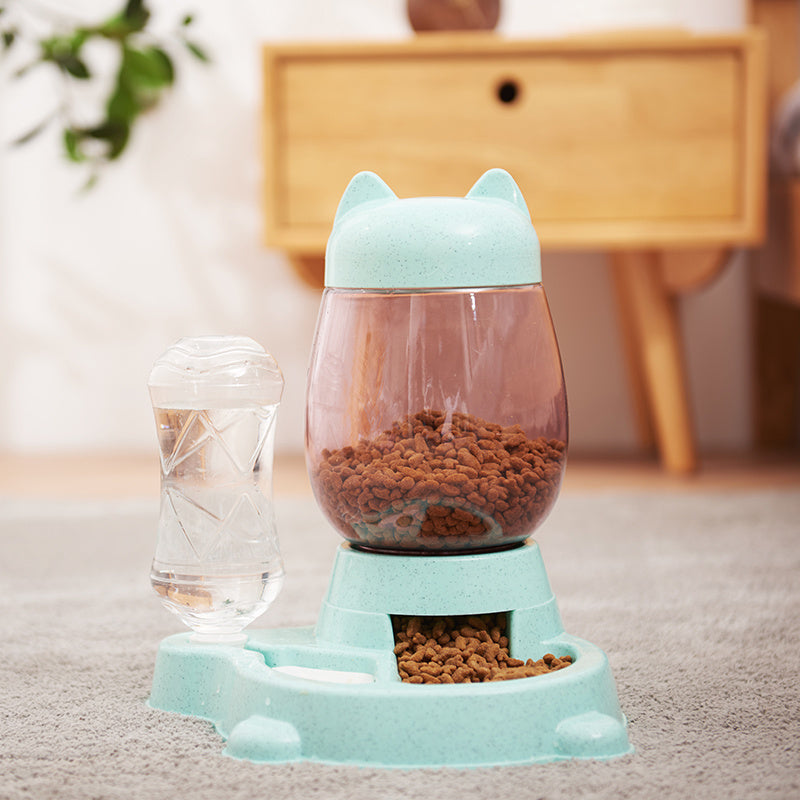 Automatic pet feeder, drinking fountain