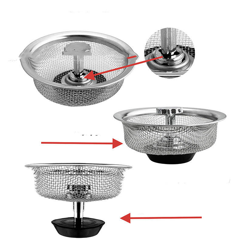 Sink With Stainless Steel Water Filter